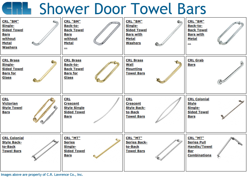 shower door bars